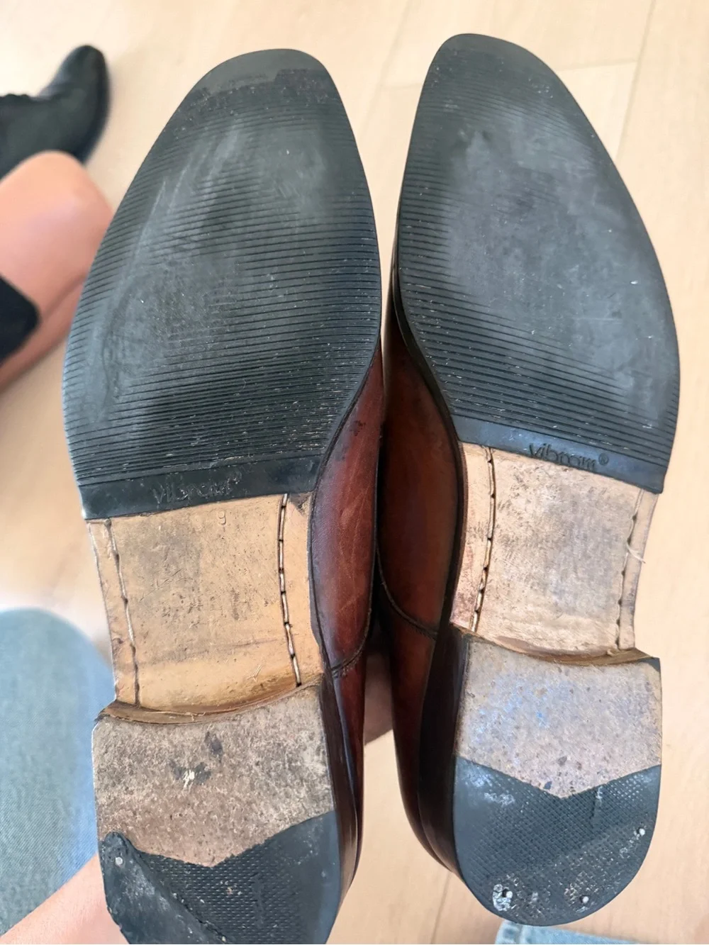 Men's Brown Leather Magnani Shoes